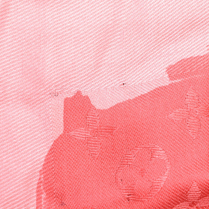 Louis Vuitton Silk Monogram Arty Shawl Pink 6 of 7