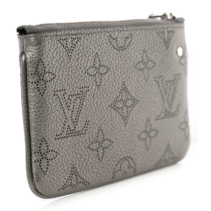 Louis Vuitton Mahina Zipped Card Holder Metallic Grey 3 of 6