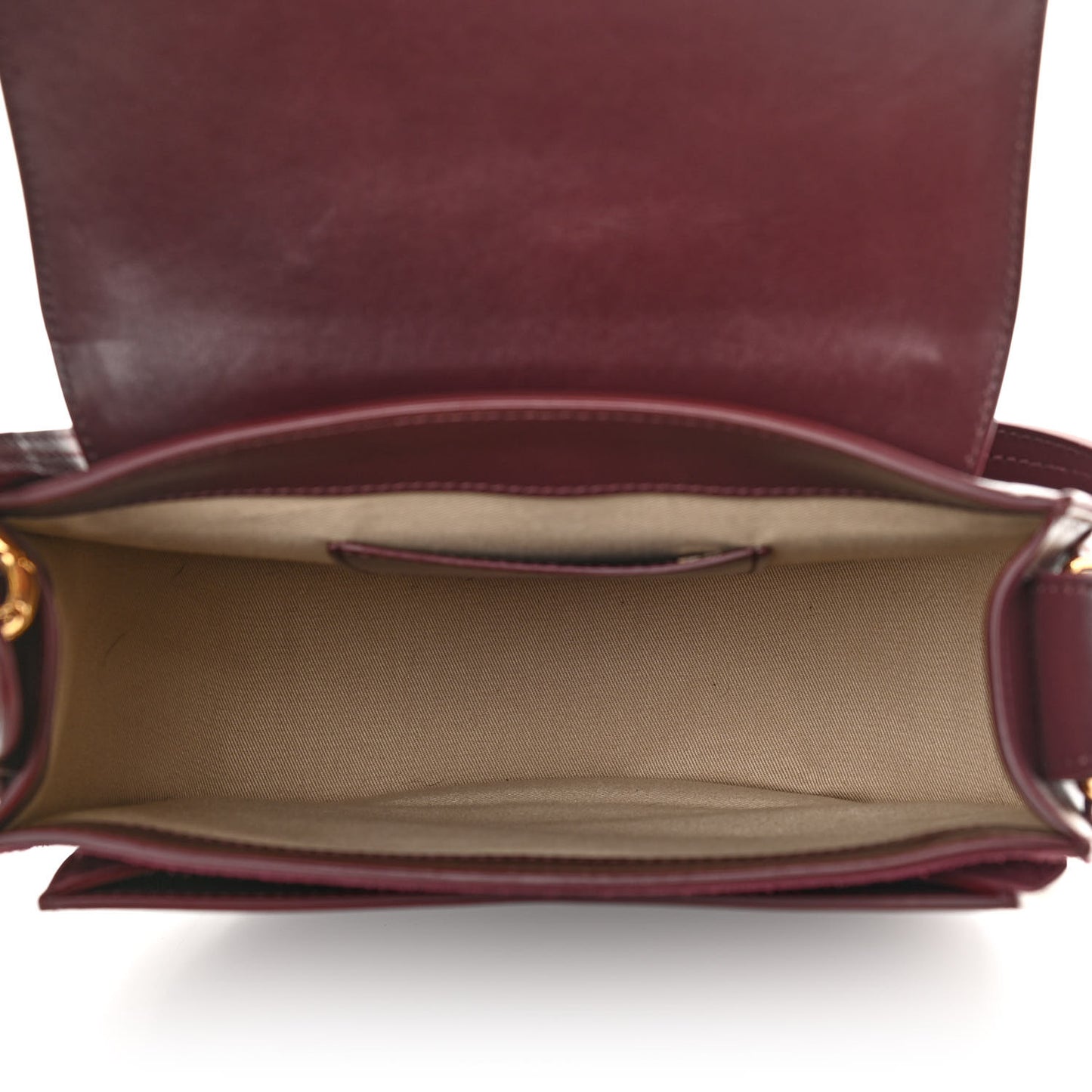 Calfskin Large Tess Bag Burnt Brown