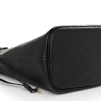 Louis Vuitton Empreinte Monogram Giant Neverfull MM Black 9 of 10