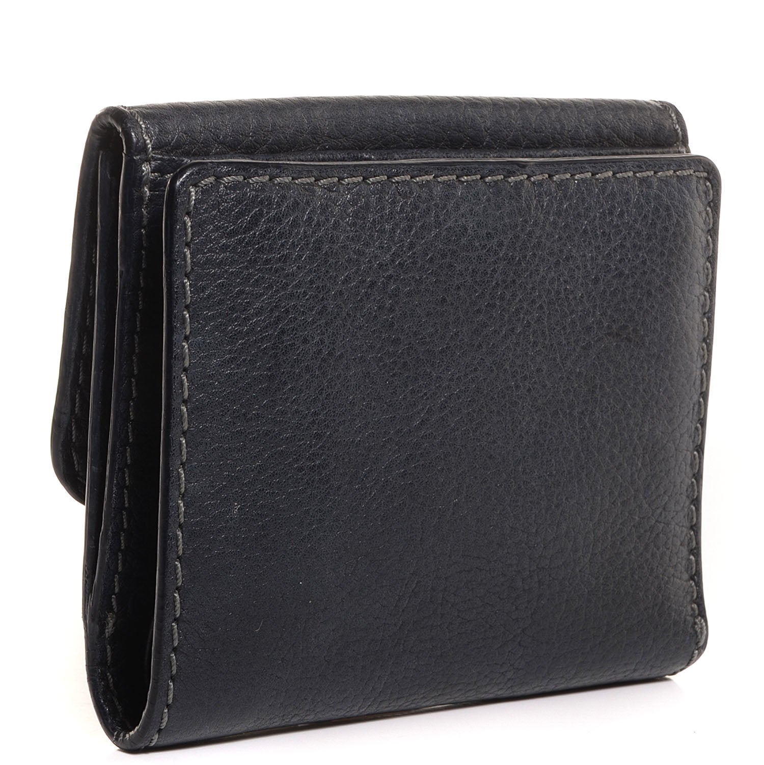 Chloe Calfskin Marcie Square Wallet Black 5 of 9