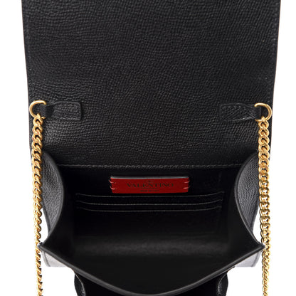 Valentino Garavani Calfskin VLogo Crossbody Bag Black 4 of 9
