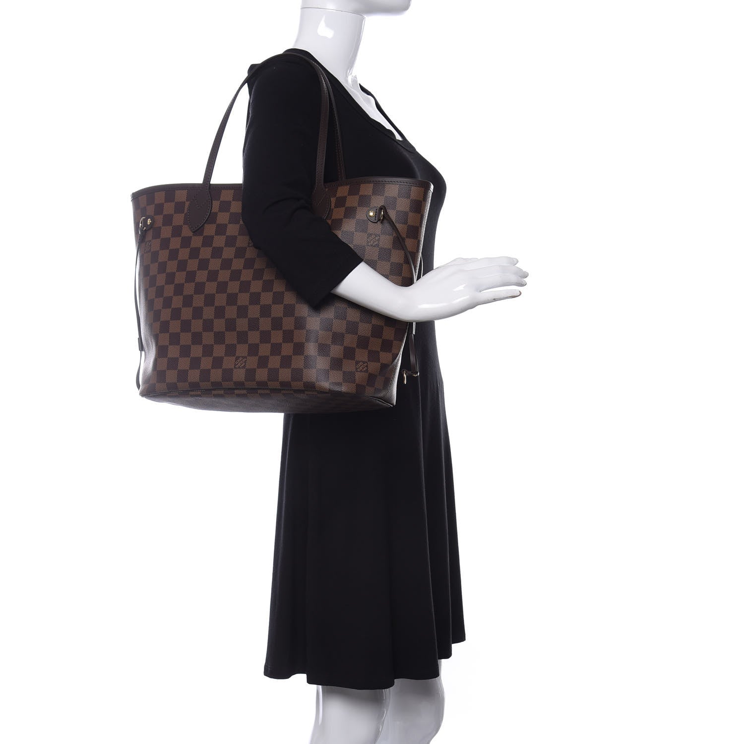 Louis Vuitton Damier Ebene Neo Neverfull MM 2 of 9