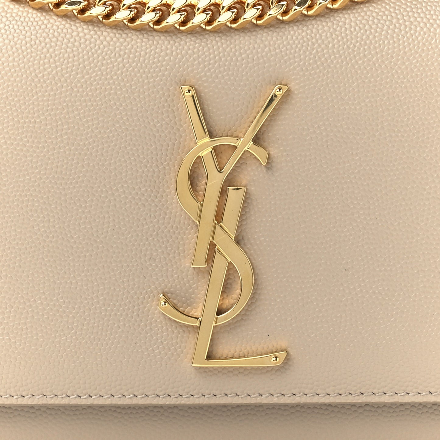 Grain De Poudre Small Monogram Kate Satchel Nude Powder