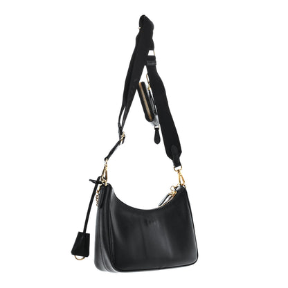 Prada Saffiano Lux Re-Edition 2005 Shoulder Bag Black 3 of 12