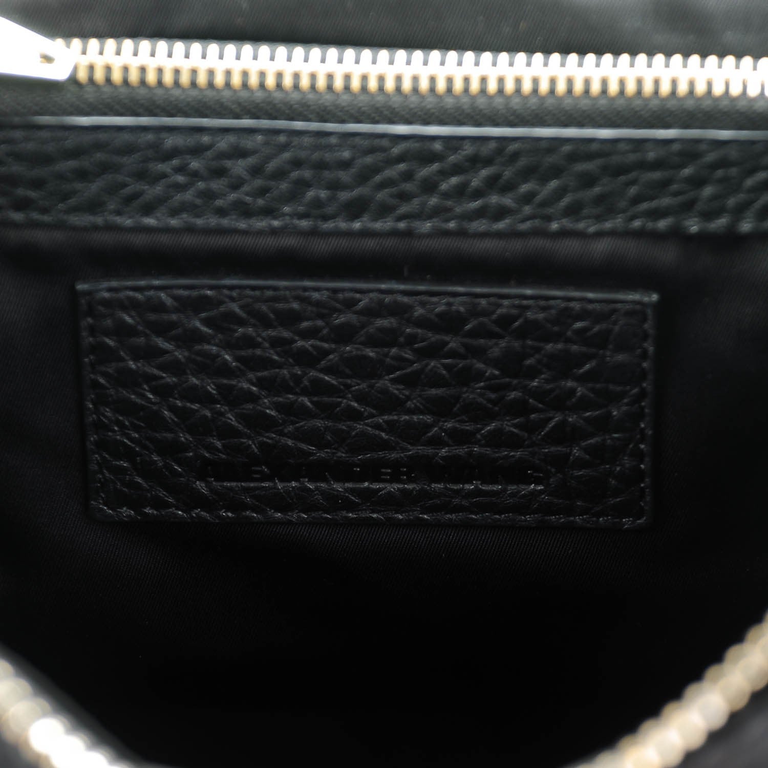 Alexander Wang Pebbled Lambskin Rockie Black Pale Gold Hardware 6 of 7