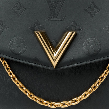Louis Vuitton Calfskin Monogram Very Messenger Black 9 of 12