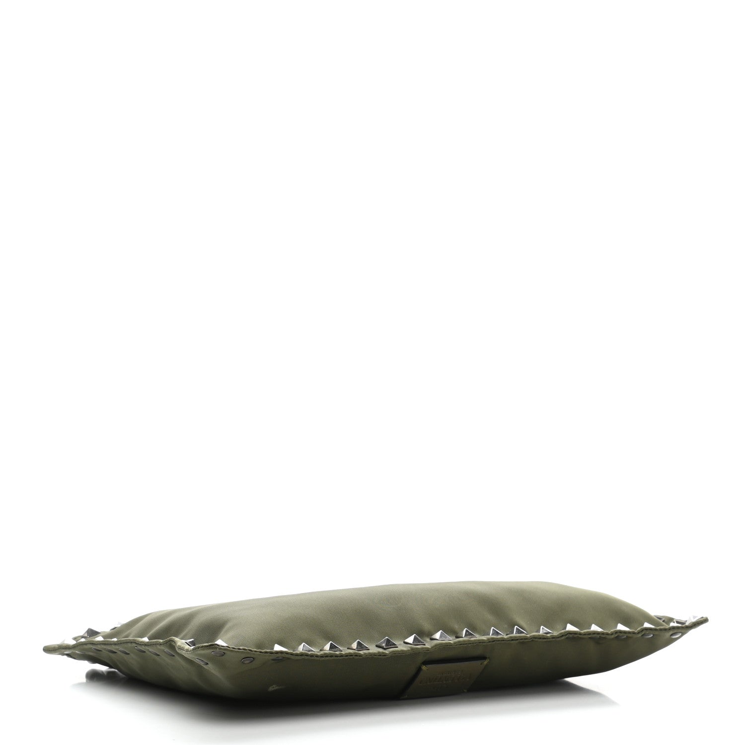 Valentino Garavani Nylon Rockstud Zip Pouch Army Green 4 of 13