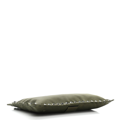 Valentino Garavani Nylon Rockstud Zip Pouch Army Green 4 of 13