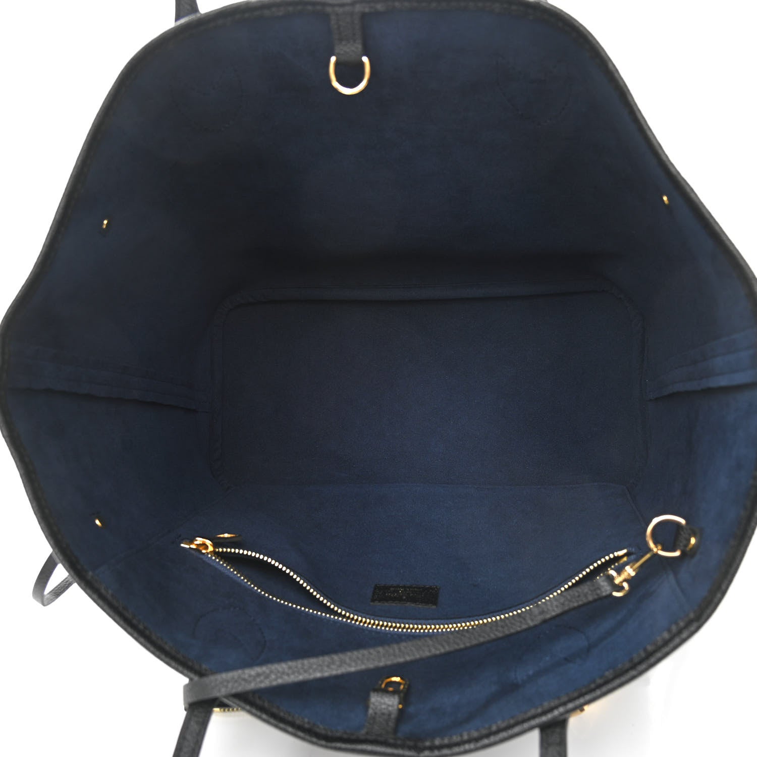 Louis Vuitton Empreinte Monogram Giant Neverfull MM Black 6 of 9