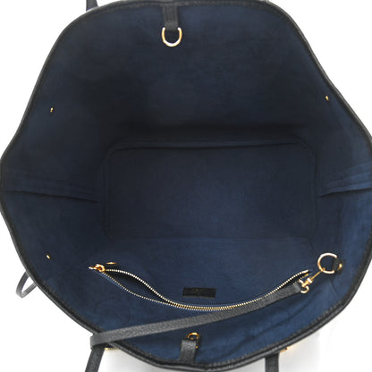 Louis Vuitton Empreinte Monogram Giant Neverfull MM Black 6 of 9