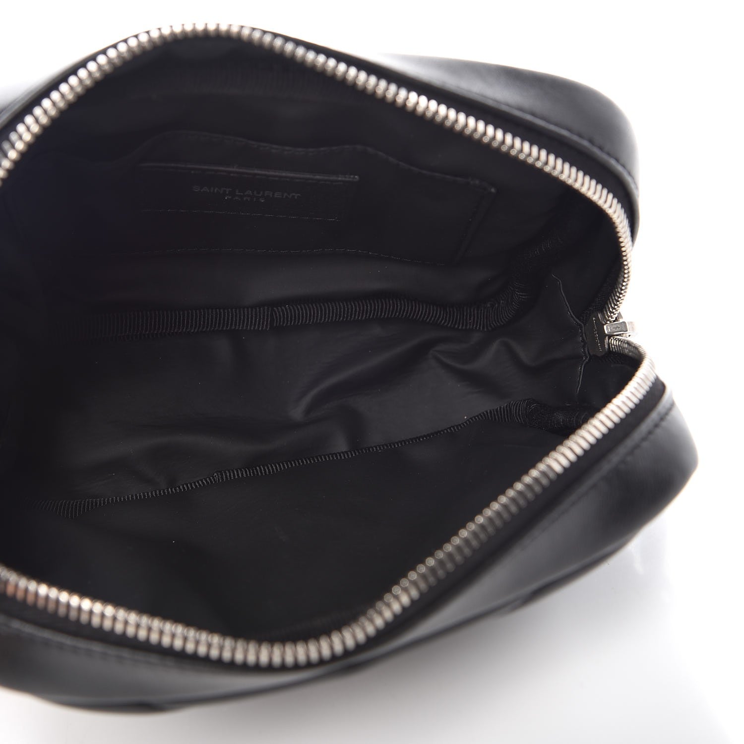 Saint Laurent Lambskin Y Quilted Monogram Loulou Cosmetic Case Black 5 of 7