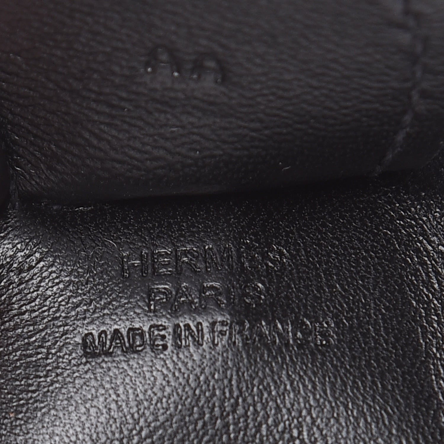 Hermes Milo Lambskin Grigri Rodeo Horse Bag Charm MM So Black 3 of 4