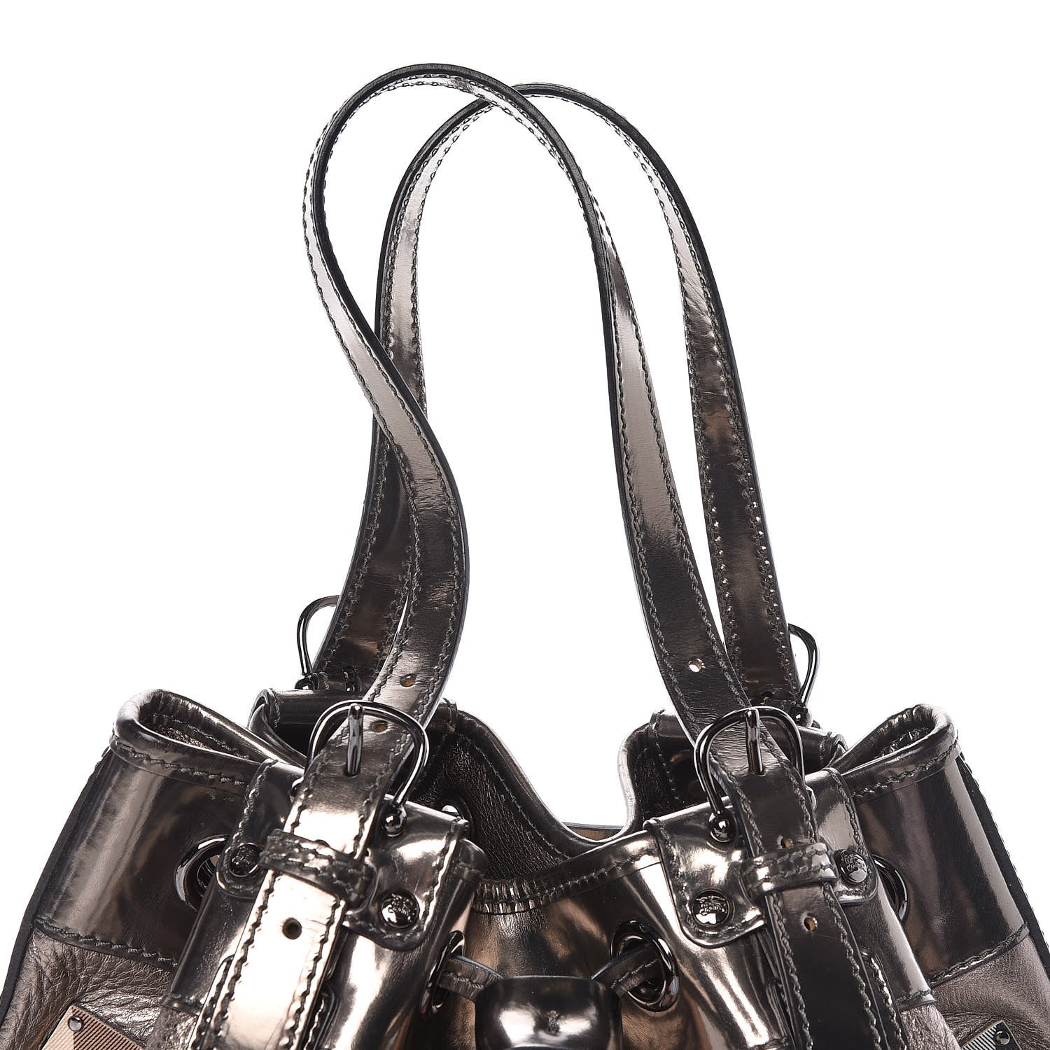 Burberry Prorsum Super Nova Warrior Studded Hobo Metallic 11 of 19