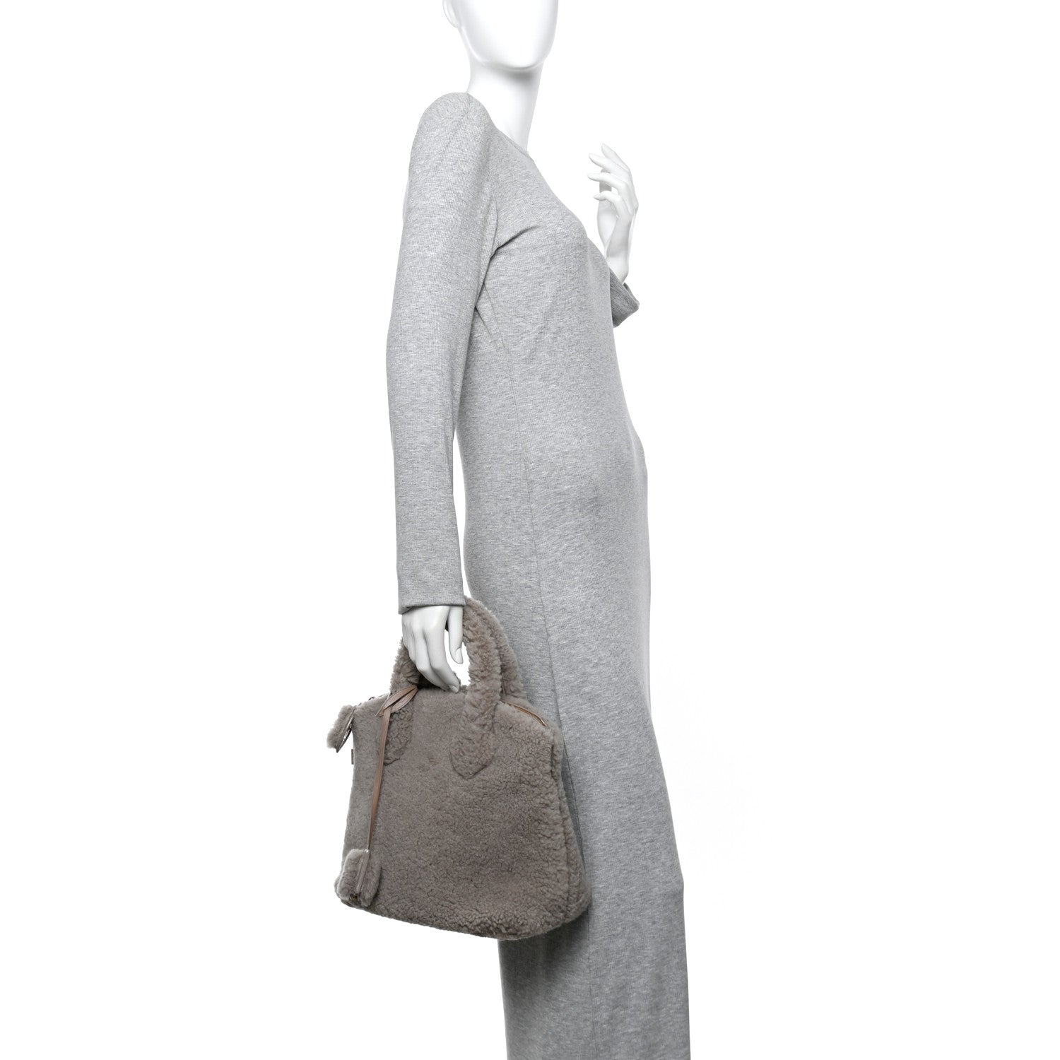 Louis Vuitton Shearling Pulsion Lockit Grey 2 of 9