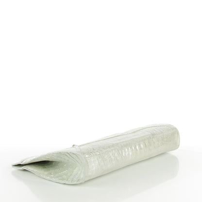Nancy Gonzalez Crocodile Clutch White 4 of 7