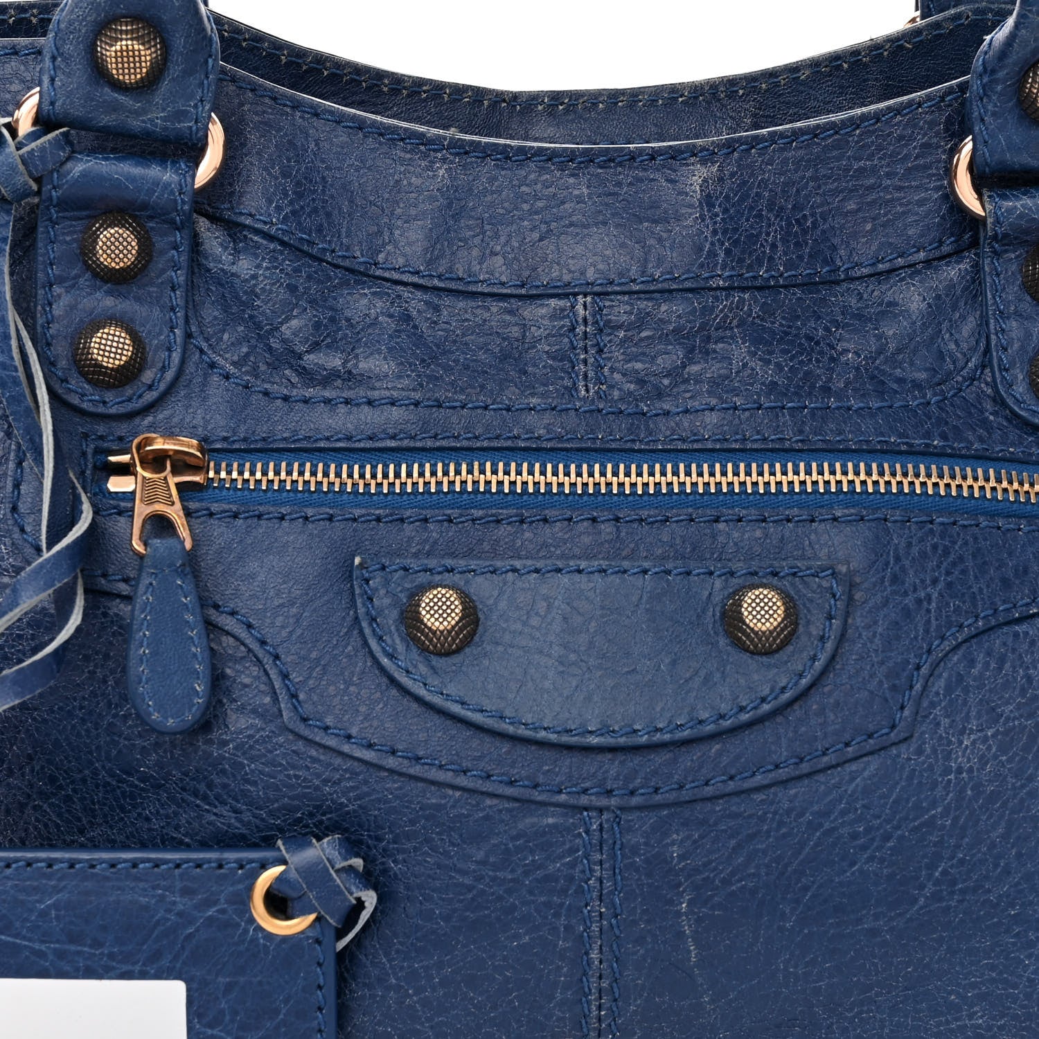 Balenciaga Agneau Giant 12 Gold Hardware Part Time Bleu Cobalt 10 of 10