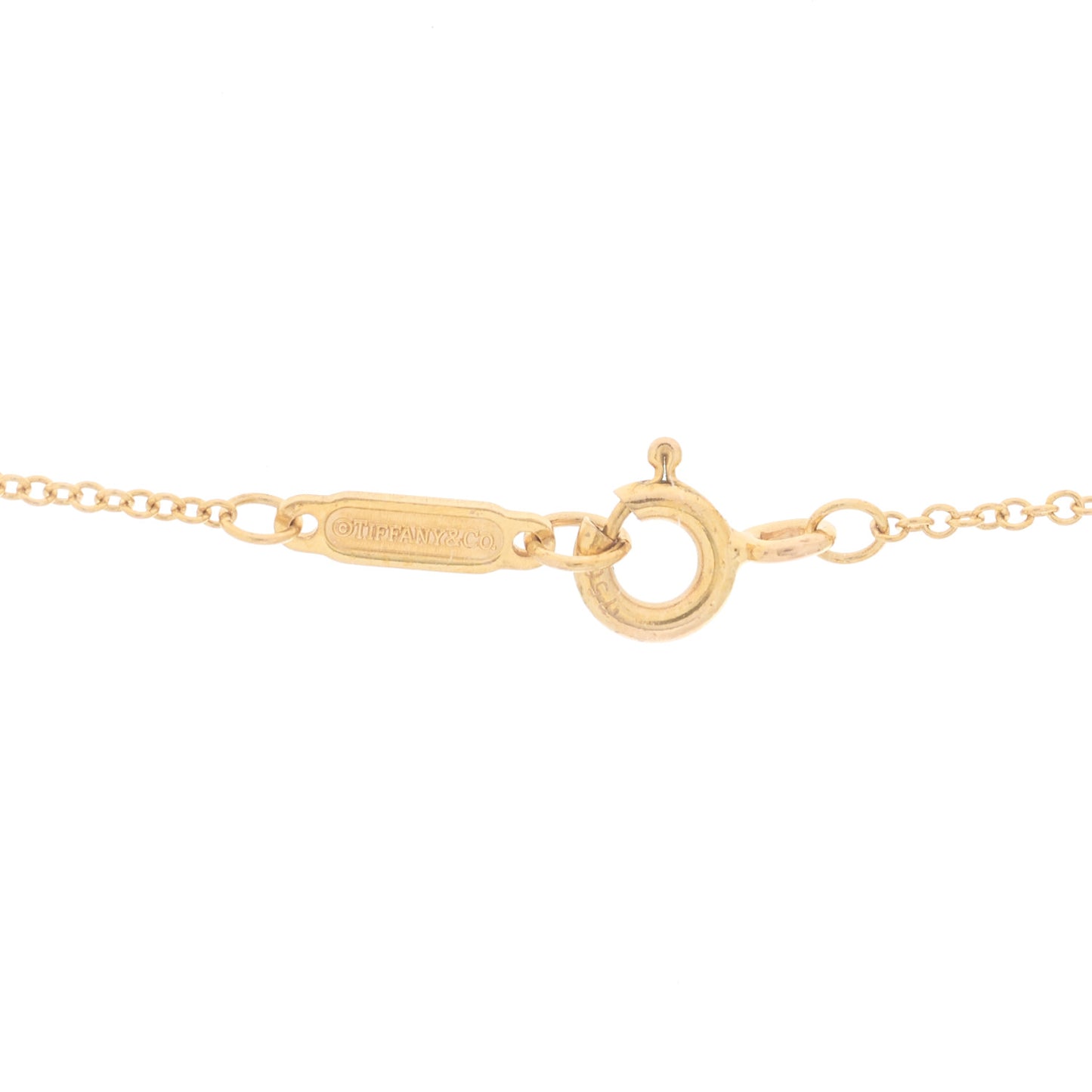 18K Rose Gold Heart Key Pendant Necklace