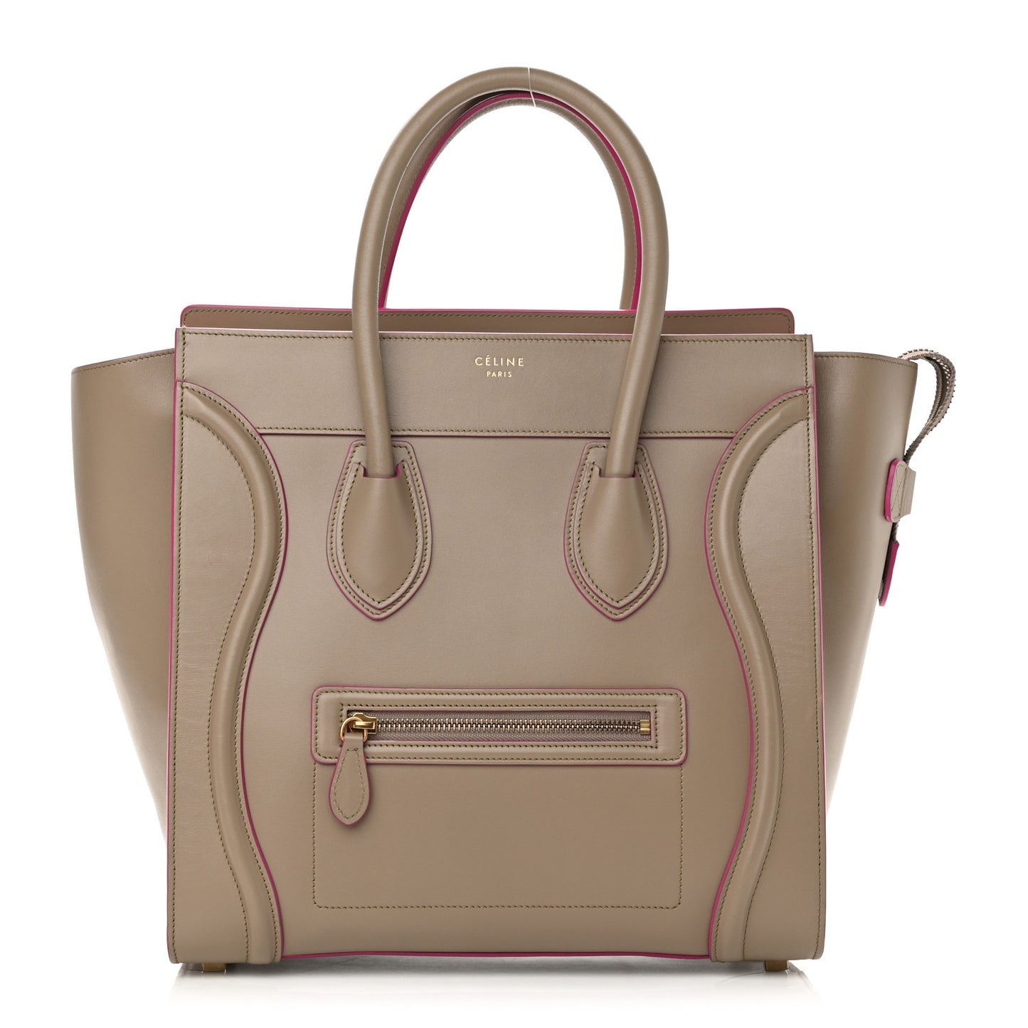 Smooth Calfskin Mini Luggage Beige