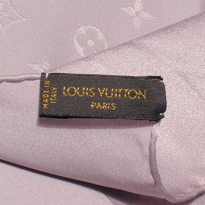 Louis Vuitton Silk Monogram Monaco Scarf Purple 6 of 6