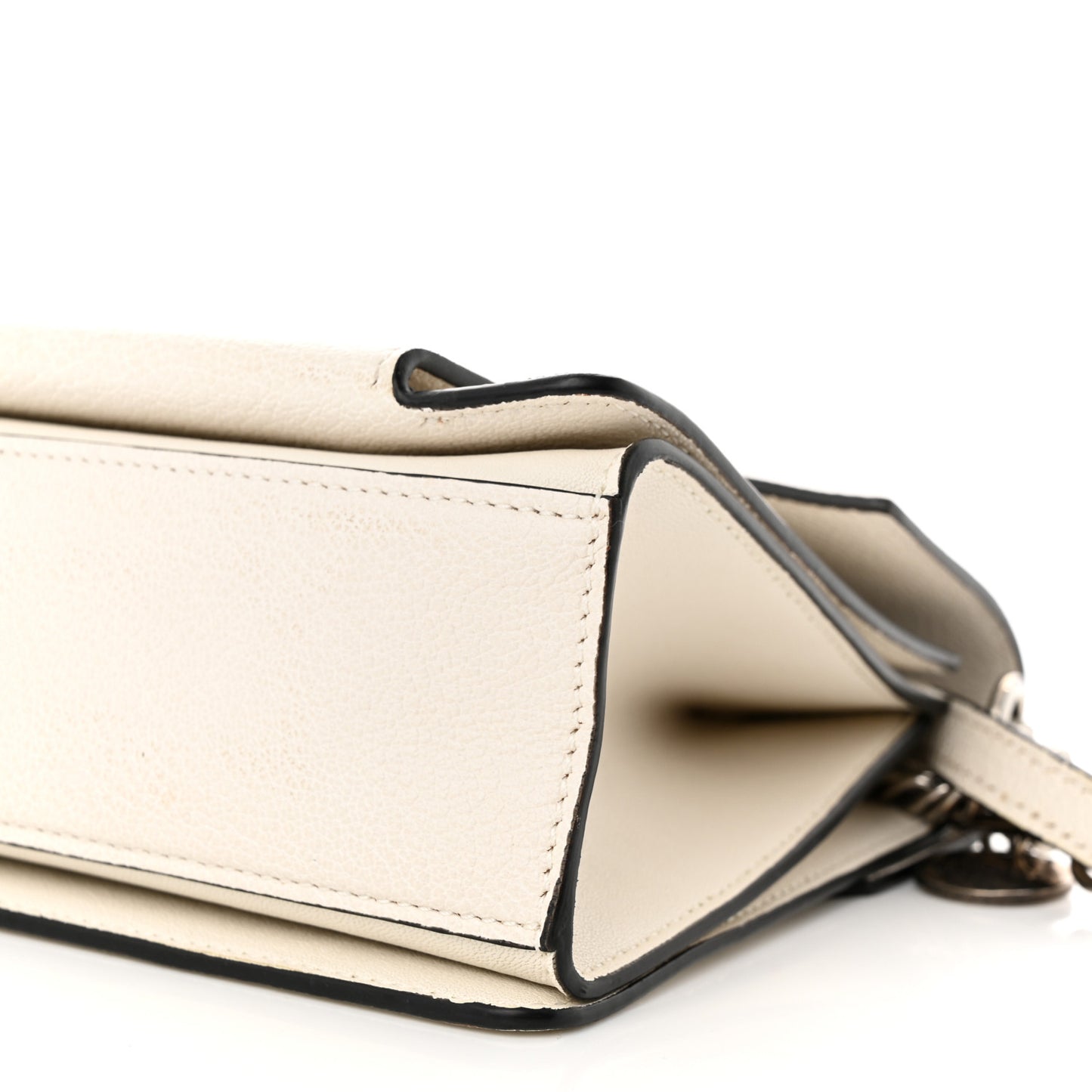 Goatskin Small GV3 Shoulder Bag White