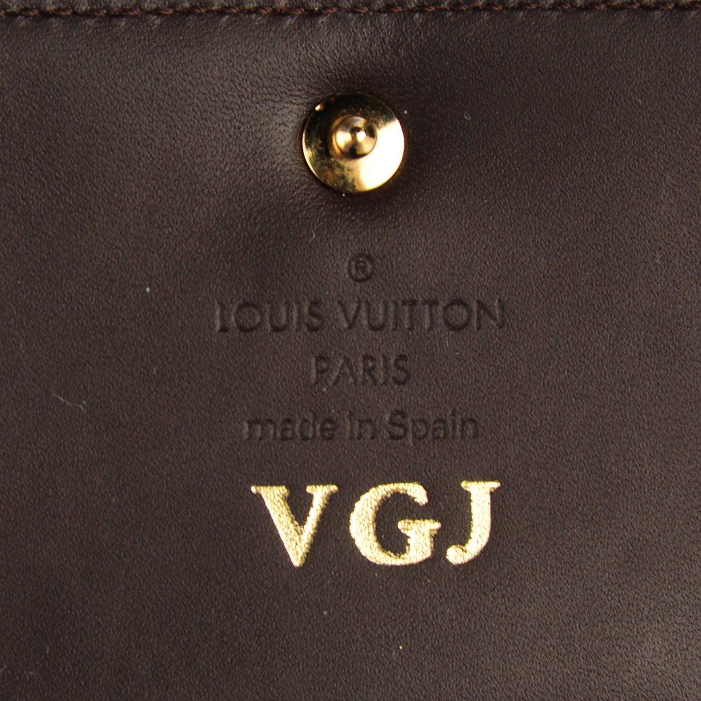 Vernis Business Card Holder Amarante
