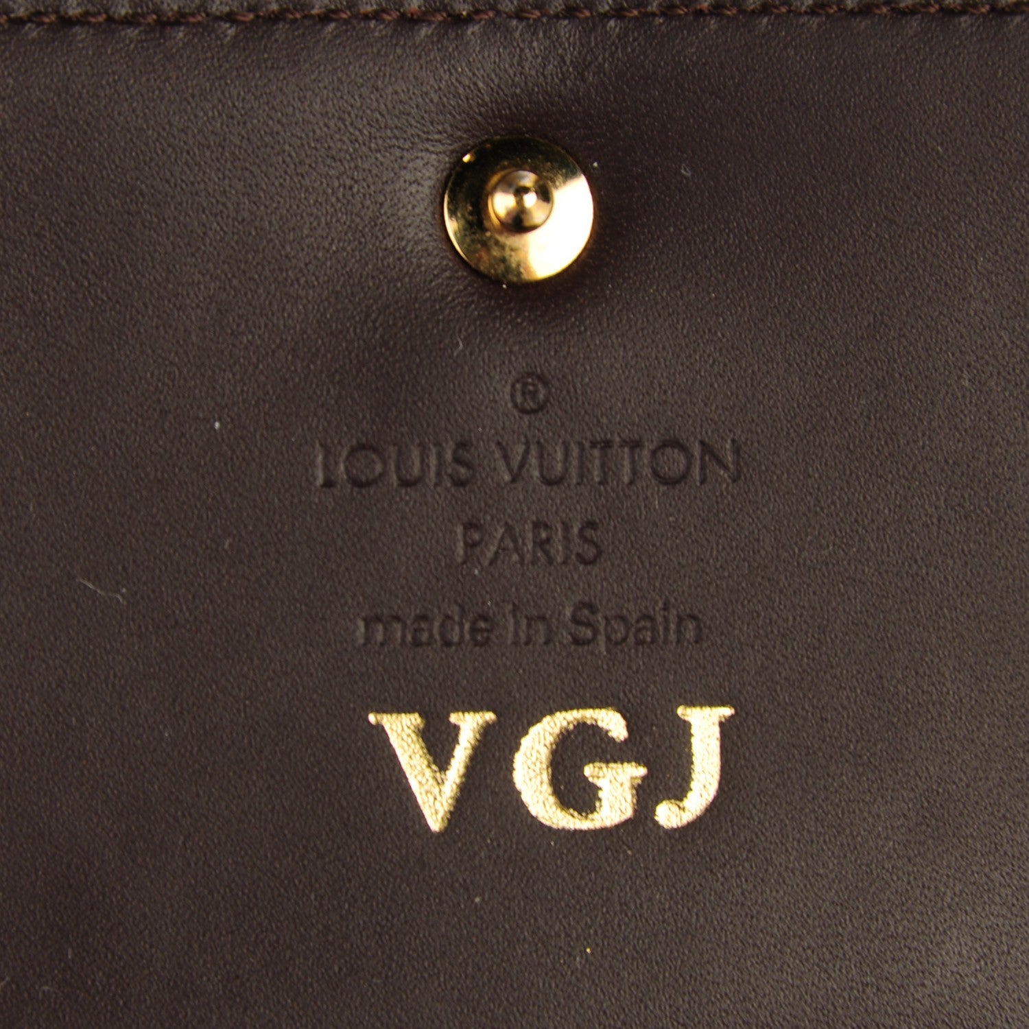 Louis Vuitton Vernis Business Card Holder Amarante 5 of 7