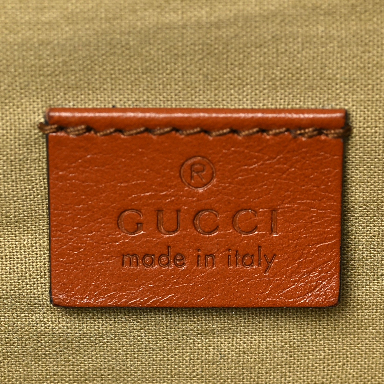 Gucci Vintage Canvas Web Belt Bag Sand Cuir 5 of 7