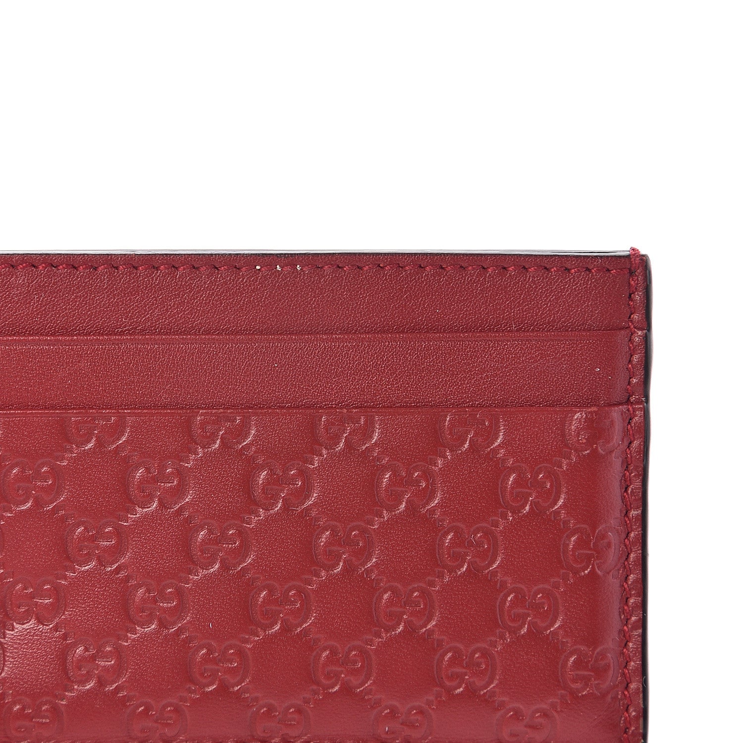 Gucci Microguccissima Card Holder Red 6 of 7