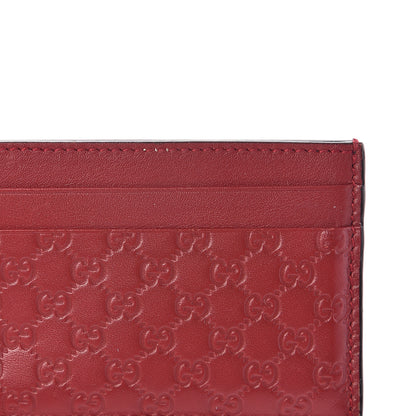 Gucci Microguccissima Card Holder Red 6 of 7