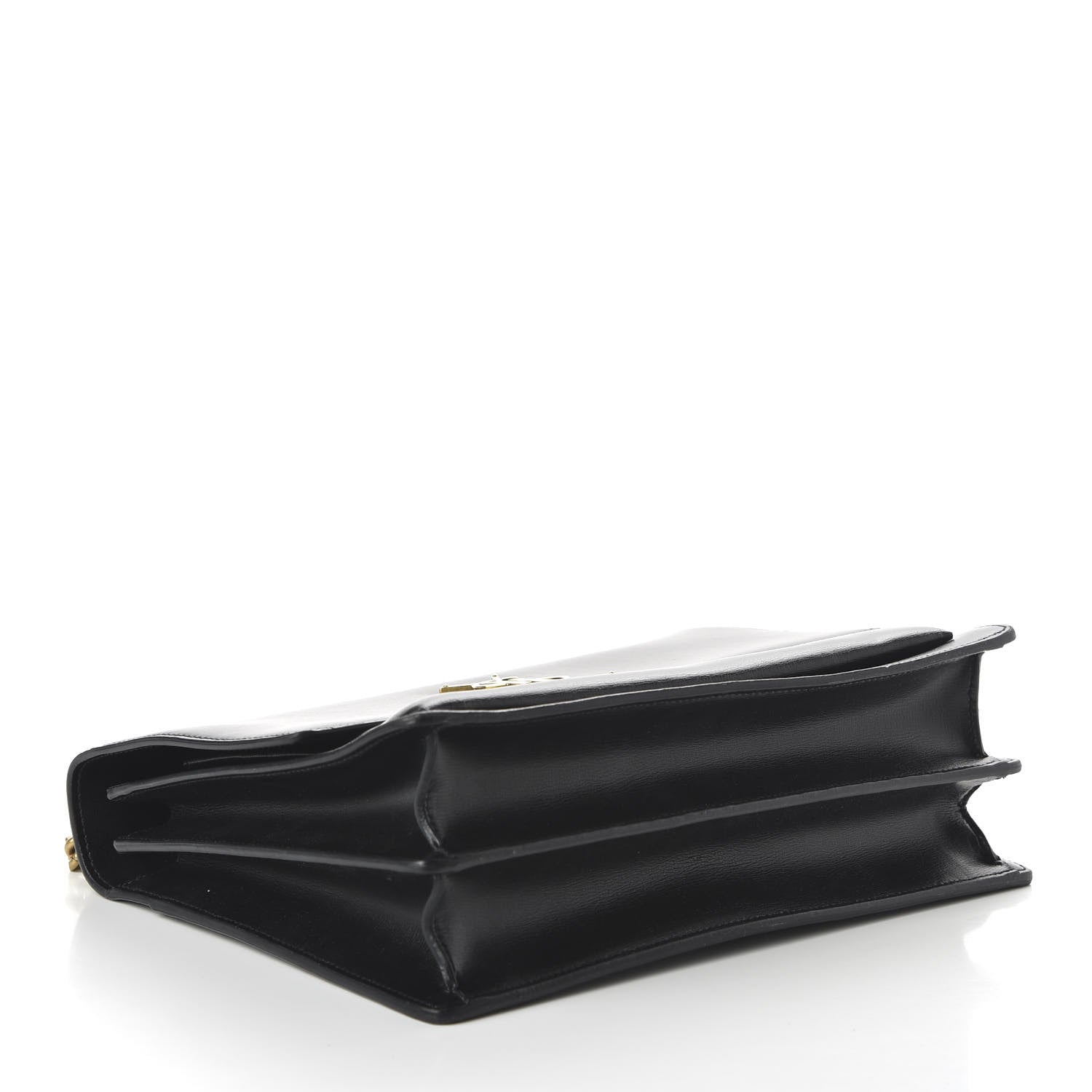 Saint Laurent Calfskin Large Monogram Sunset Black 4 of 9