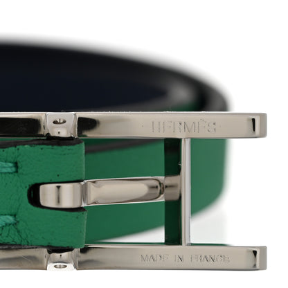 Hermes Swift Behapi Double Tour Bracelet T3 Bambou Bleu Indigo 5 of 6