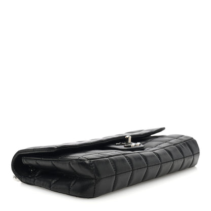 Chanel Lambskin East West Chocolate Bar Chain Flap Black 4 of 10