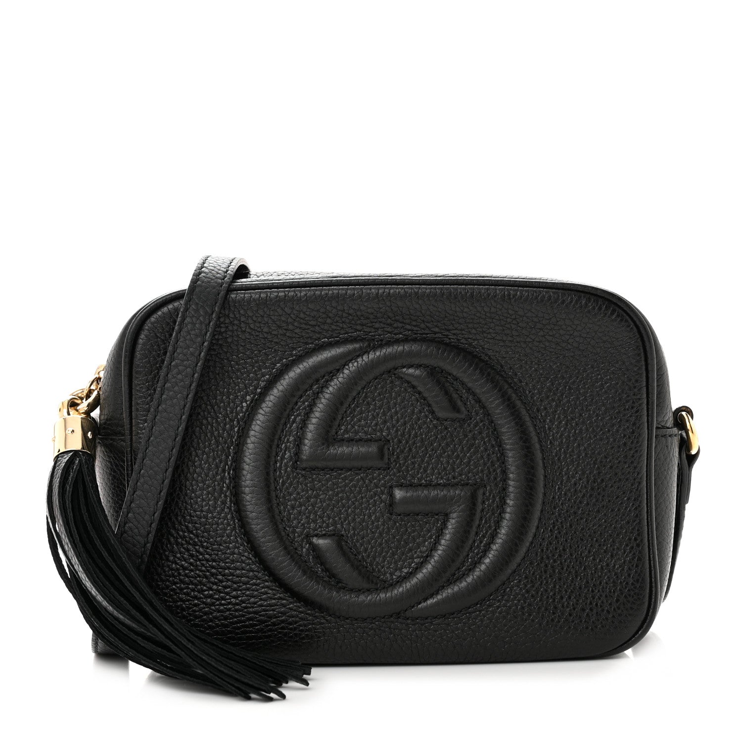 Gucci Pebbled Calfskin Small Soho Disco Bag Black 1 of 9