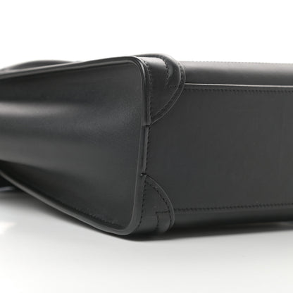 Celine Smooth Calfskin Nano Luggage Black 9 of 10