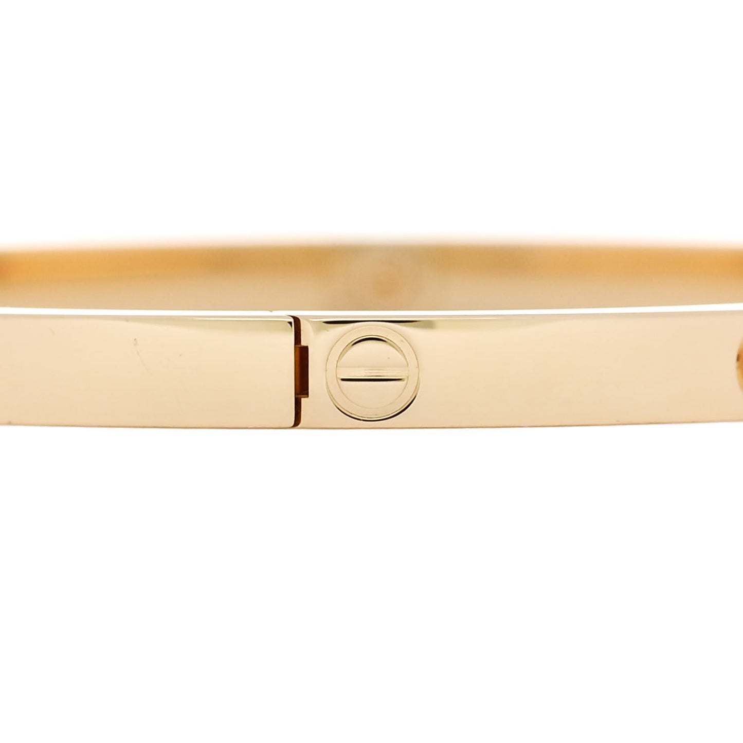 18K Yellow Gold Small LOVE Bracelet 17