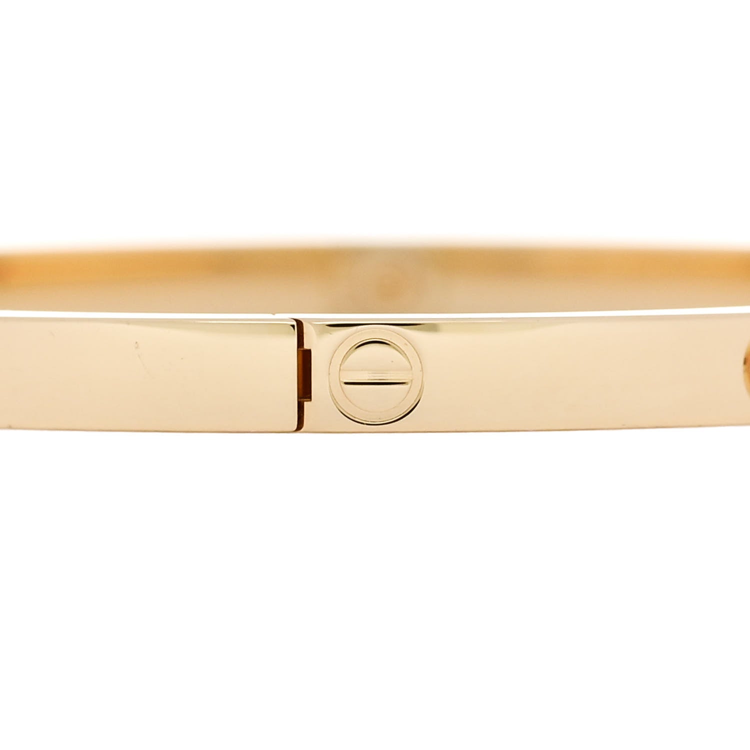 Cartier 18K Yellow Gold Small LOVE Bracelet 17 5 of 8