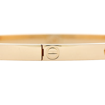 Cartier 18K Yellow Gold Small LOVE Bracelet 17 5 of 8