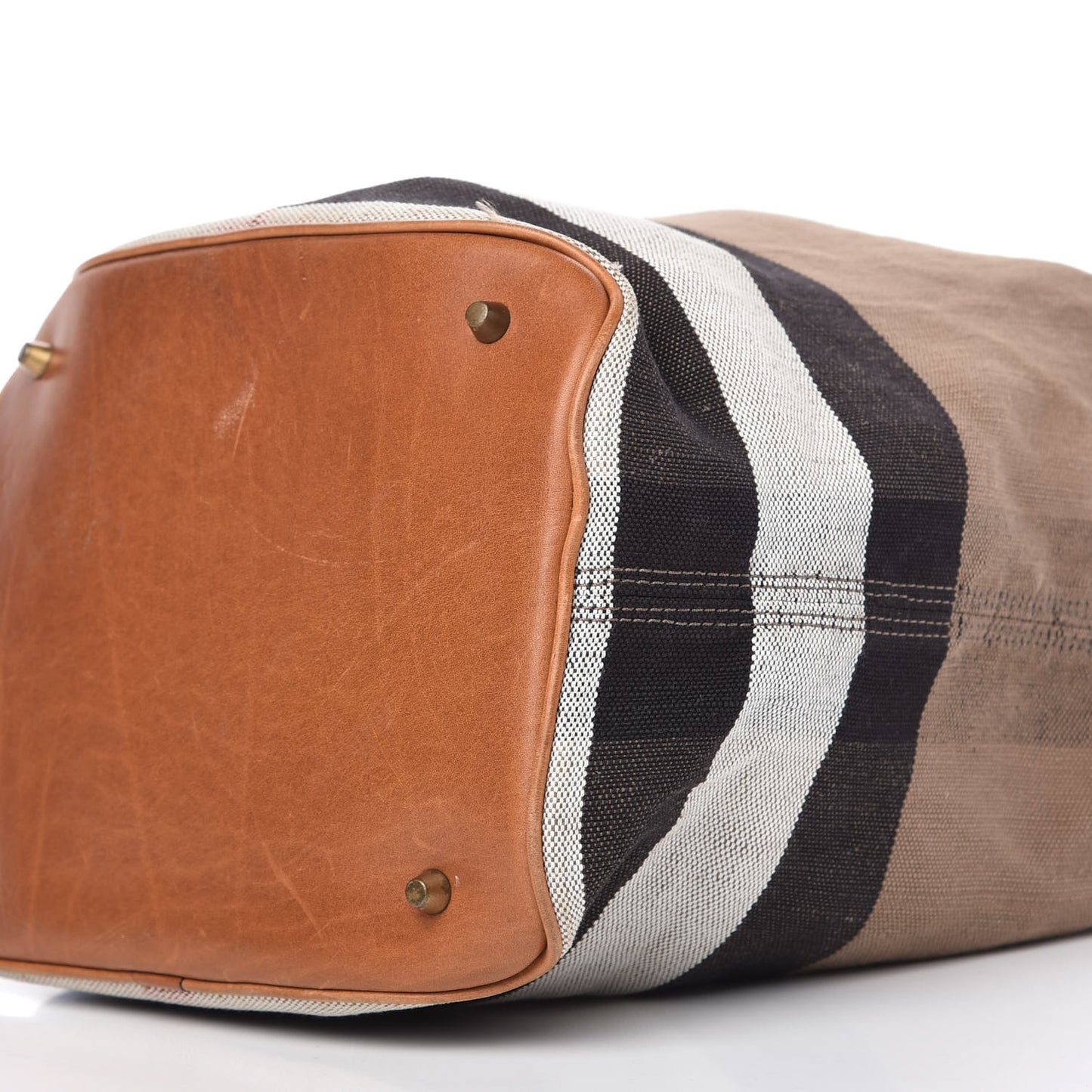 Canvas Mega Check Medium Ashby Hobo Saddle Brown