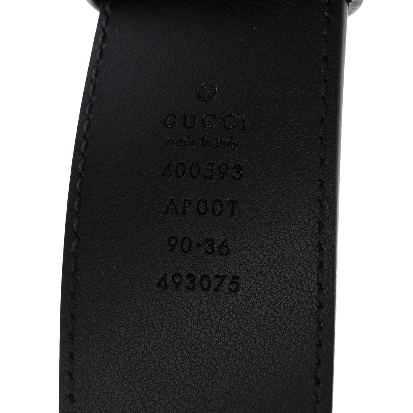 Calfskin Double G 40mm Belt 90 36 Black