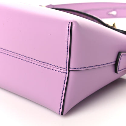 Fendi Vitello King Logo Embossed Mini By The Way Boston Bag Violetta 11 of 11