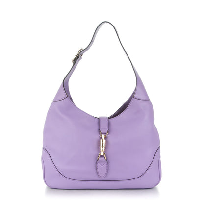 Gucci Calfskin Medium New Jackie Shoulder Bag Lilac 1 of 7