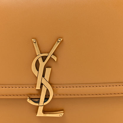 Saint Laurent Box Calfskin Monogram Medium Solferino Satchel Dark Sun 8 of 15