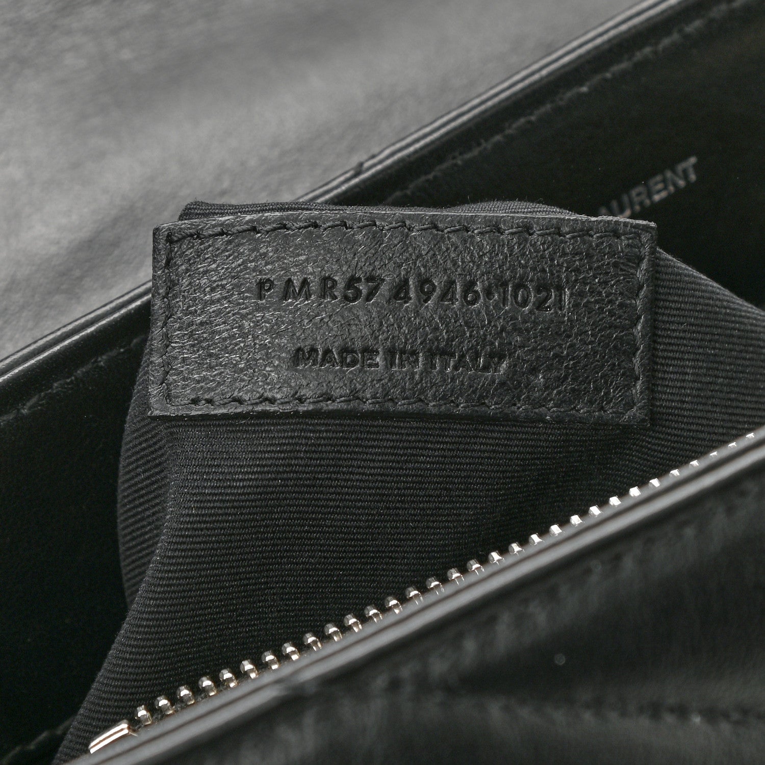 Saint Laurent Calfskin Y Quilted Monogram Medium Loulou Chain Satchel Black 8 of 9