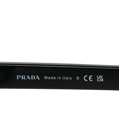 Prada Acetate Rectangular Sunglasses SPR B11 Black 5 of 7