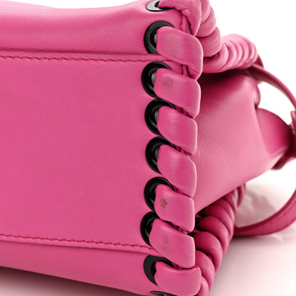 Fendi Nappa Lace Up Mini Peekaboo Iconic Satchel Geranio 12 of 12
