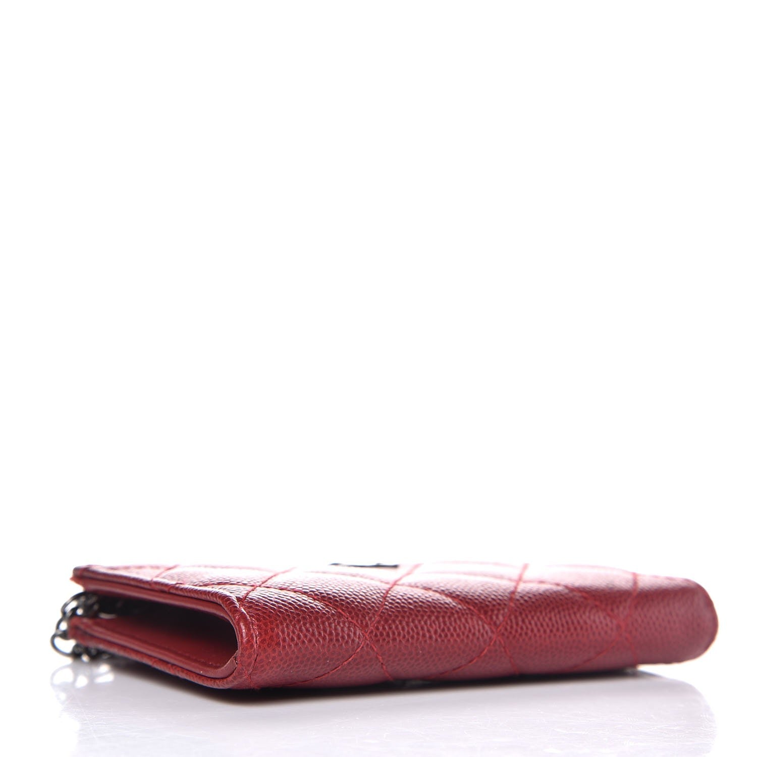 Chanel Caviar Quilted Key Holder Case Red 4 of 9