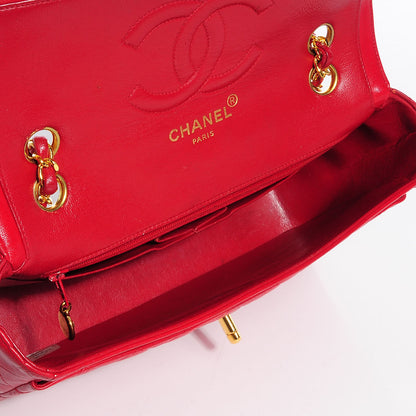 Chanel Lambskin Medium Single Flap Red 5 of 24