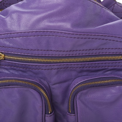 Gucci Calfskin Medium Darwin Convertible Backpack Purple 9 of 10
