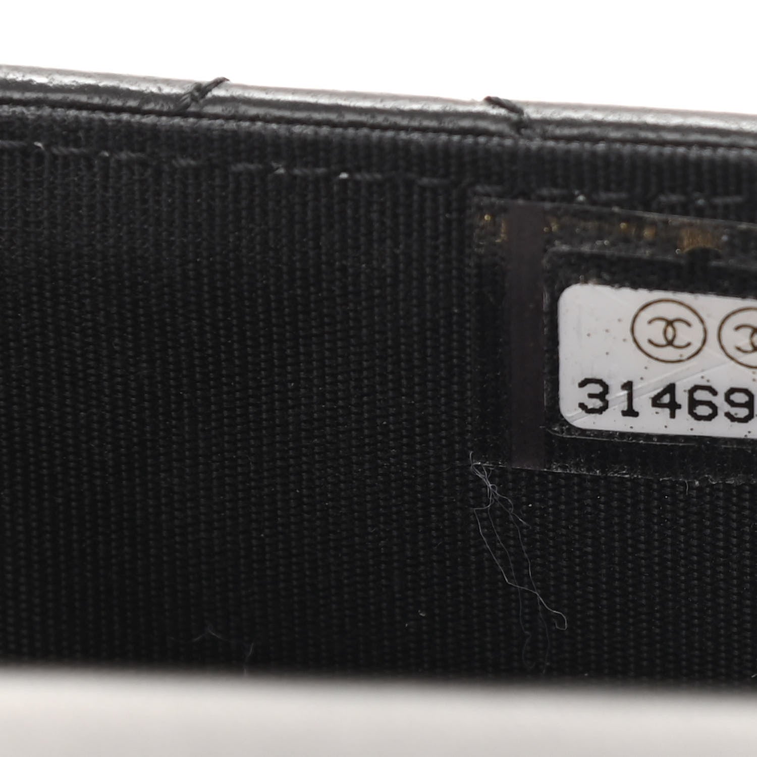 Chanel Lambskin Quilted Top Handle Flap Coin Purse With Chain Black 8 of 14
